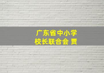 广东省中小学校长联合会 贾